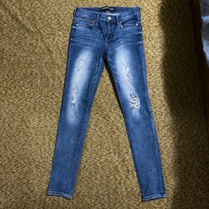 Express Distressed Jeggings Size 4